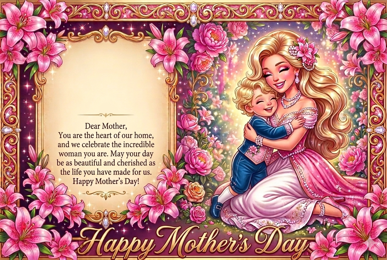 Custom Mother’s Day Card and Maggie