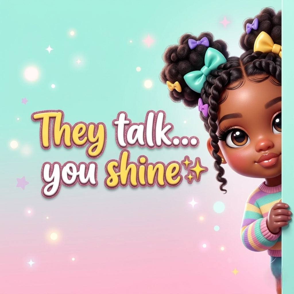They talk…you shine✨